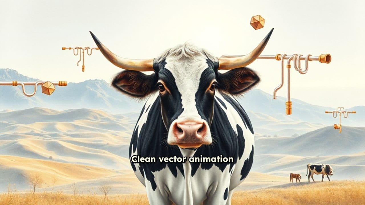 Milk Factory Cow on Yemeni Terraces