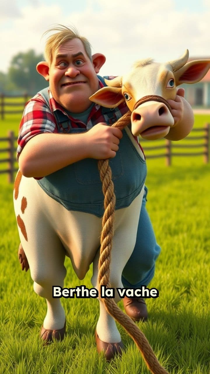 La vache têtue et le fermier malchanceux