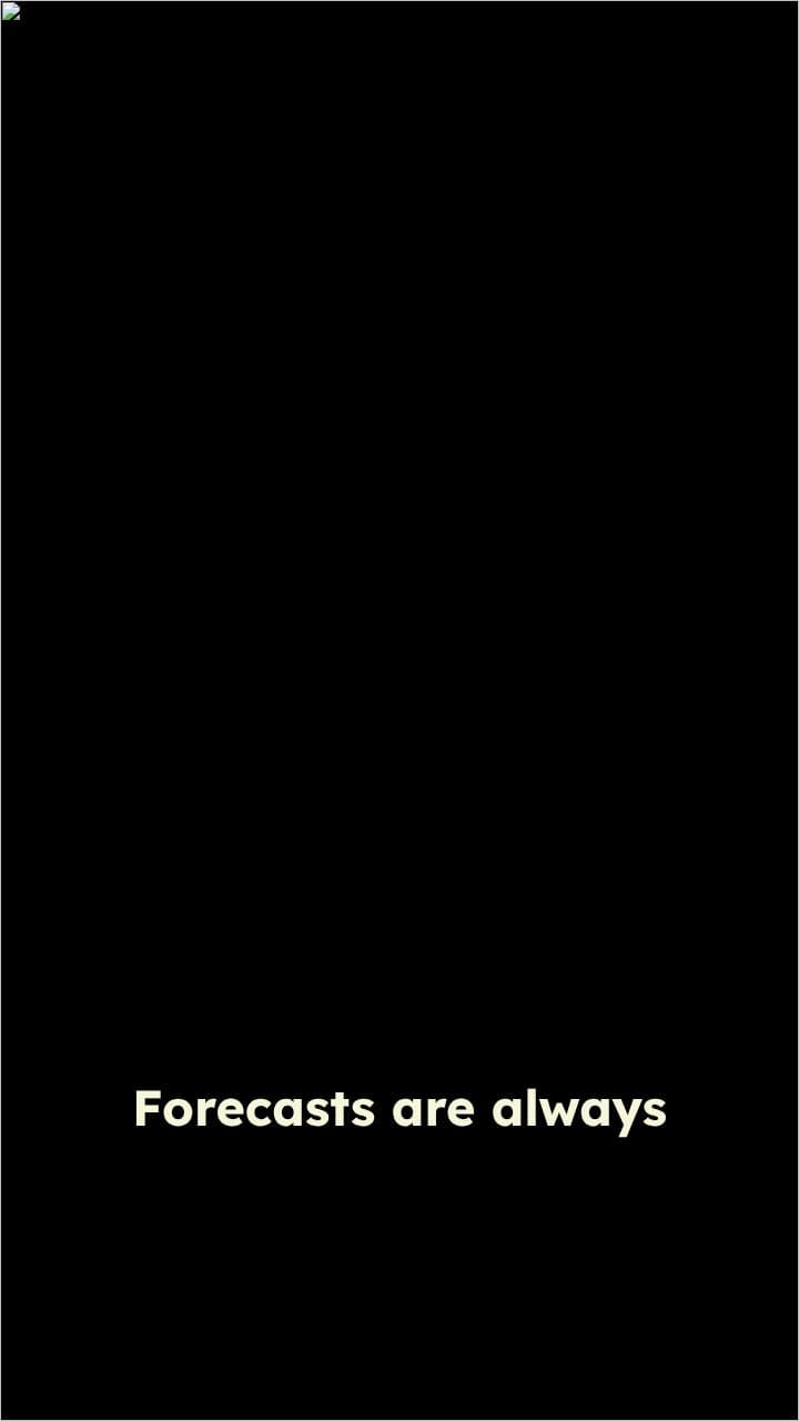 The Art of Imperfect Forecasting