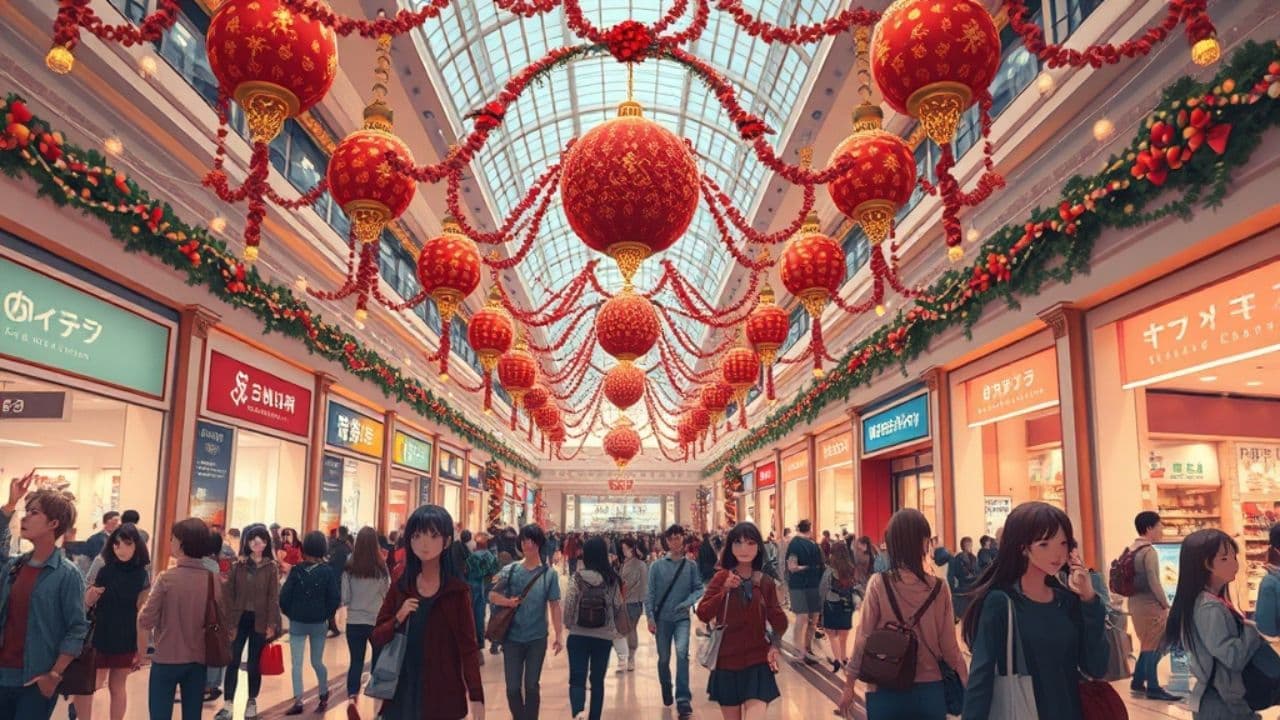 The Christmas Eve Shoppers