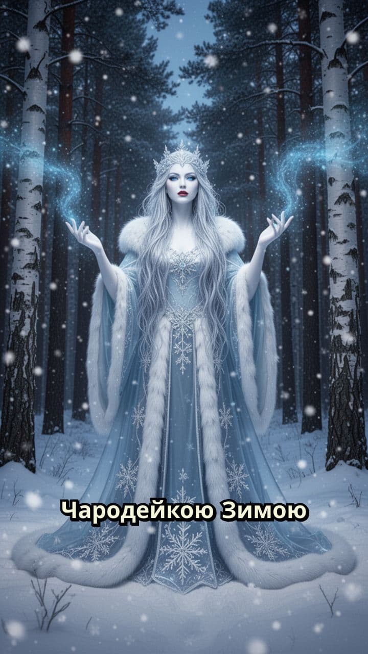 Околдованный зимний лес