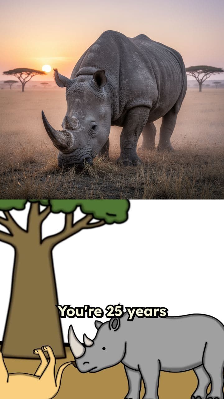 The Tragic End of a Majestic Rhino