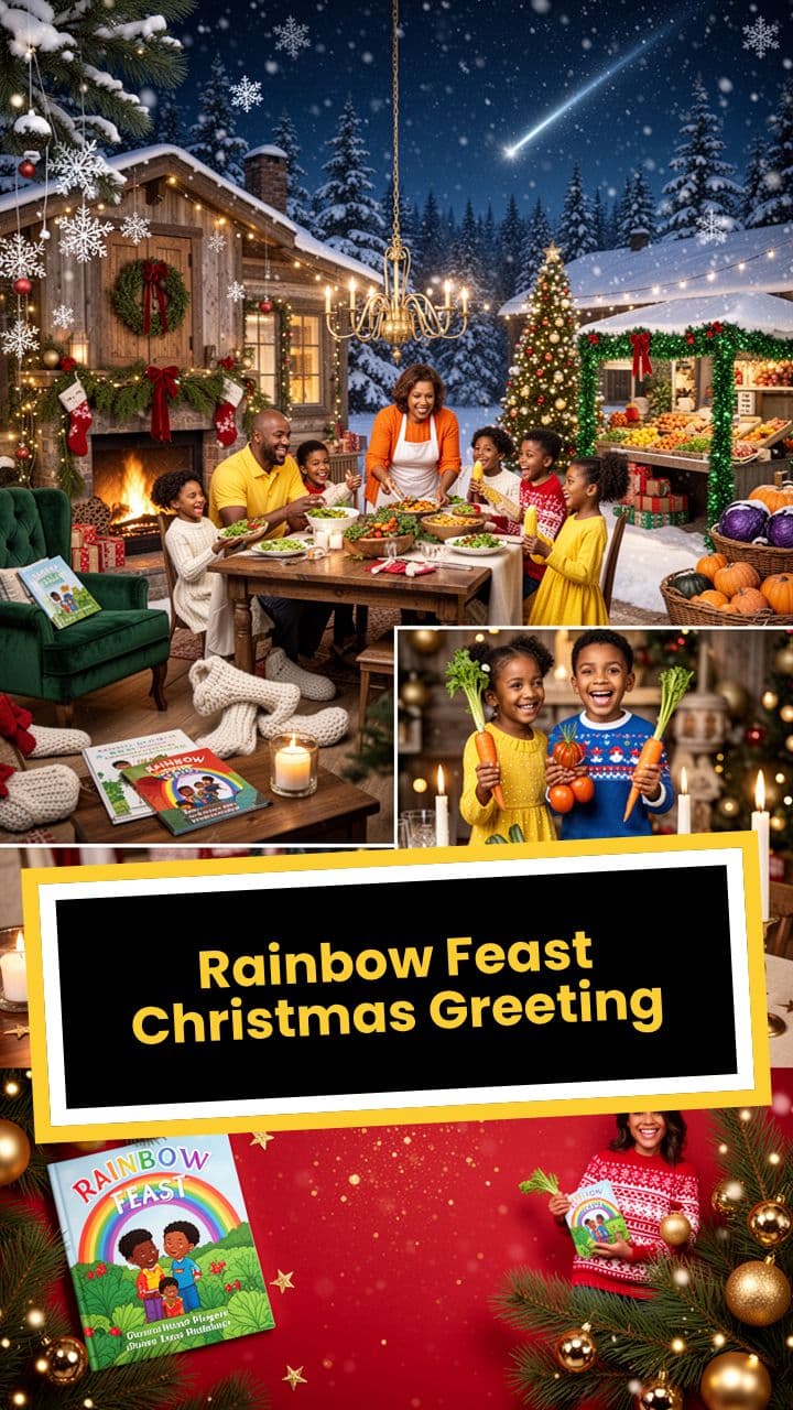 Rainbow Feast Christmas Greeting