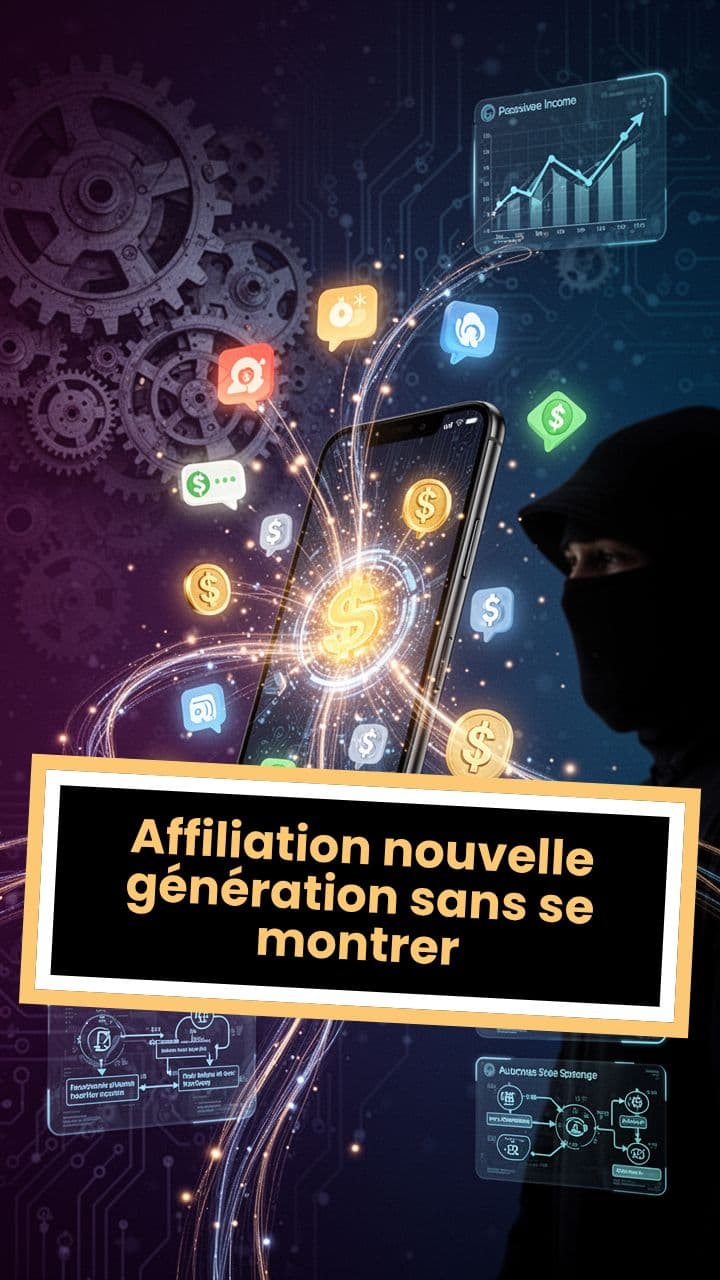 Affiliation nouvelle génération sans se montrer