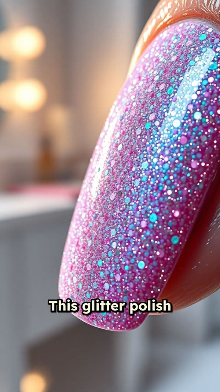 Sparkling Holographic Nail Polish Magic
