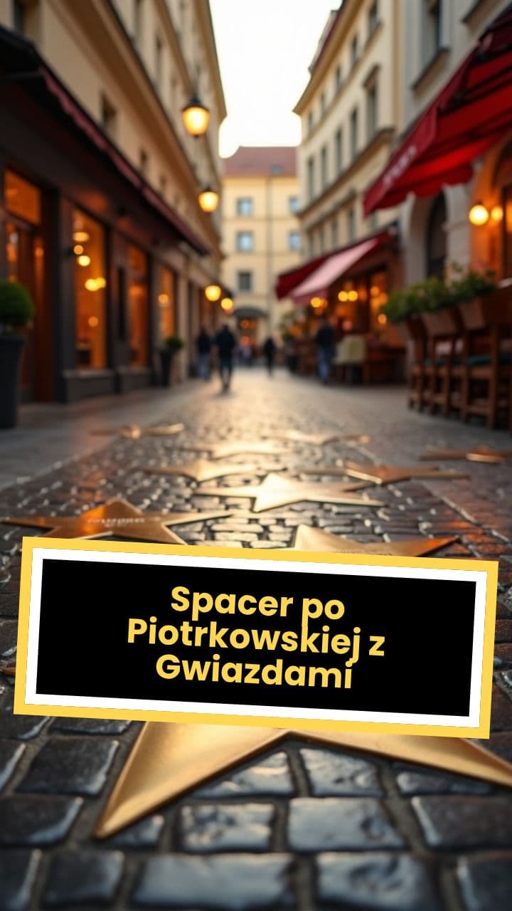 Spacer po Piotrkowskiej z Gwiazdami
