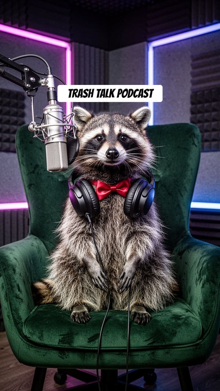 Rick the Raccoon's Trash Talk Podcast