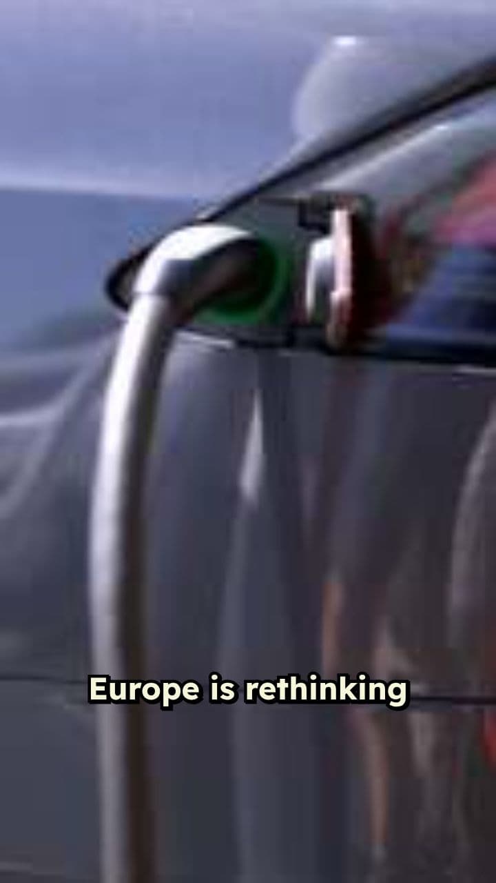 Europe's Car Strategy Faces Major Shifts