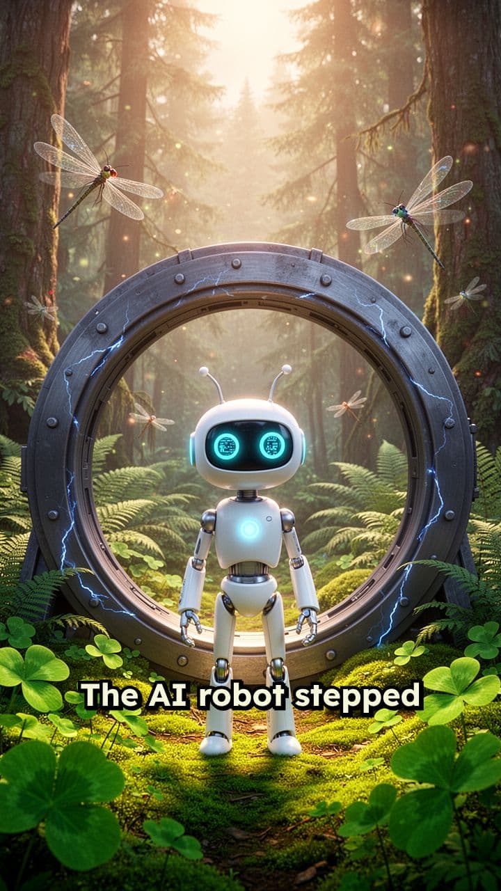 Robot in the Jurassic World