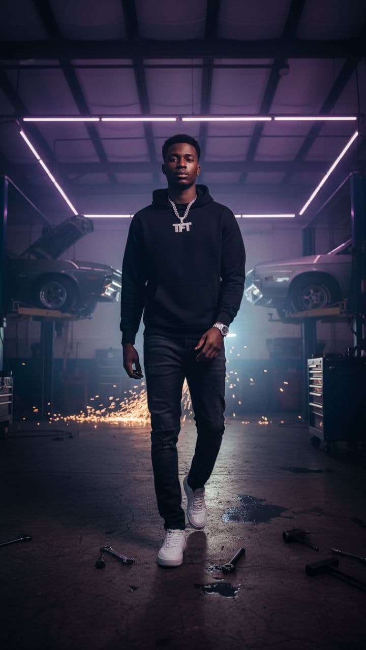 Cinematic Hip-Hop in the Mechanic Shop