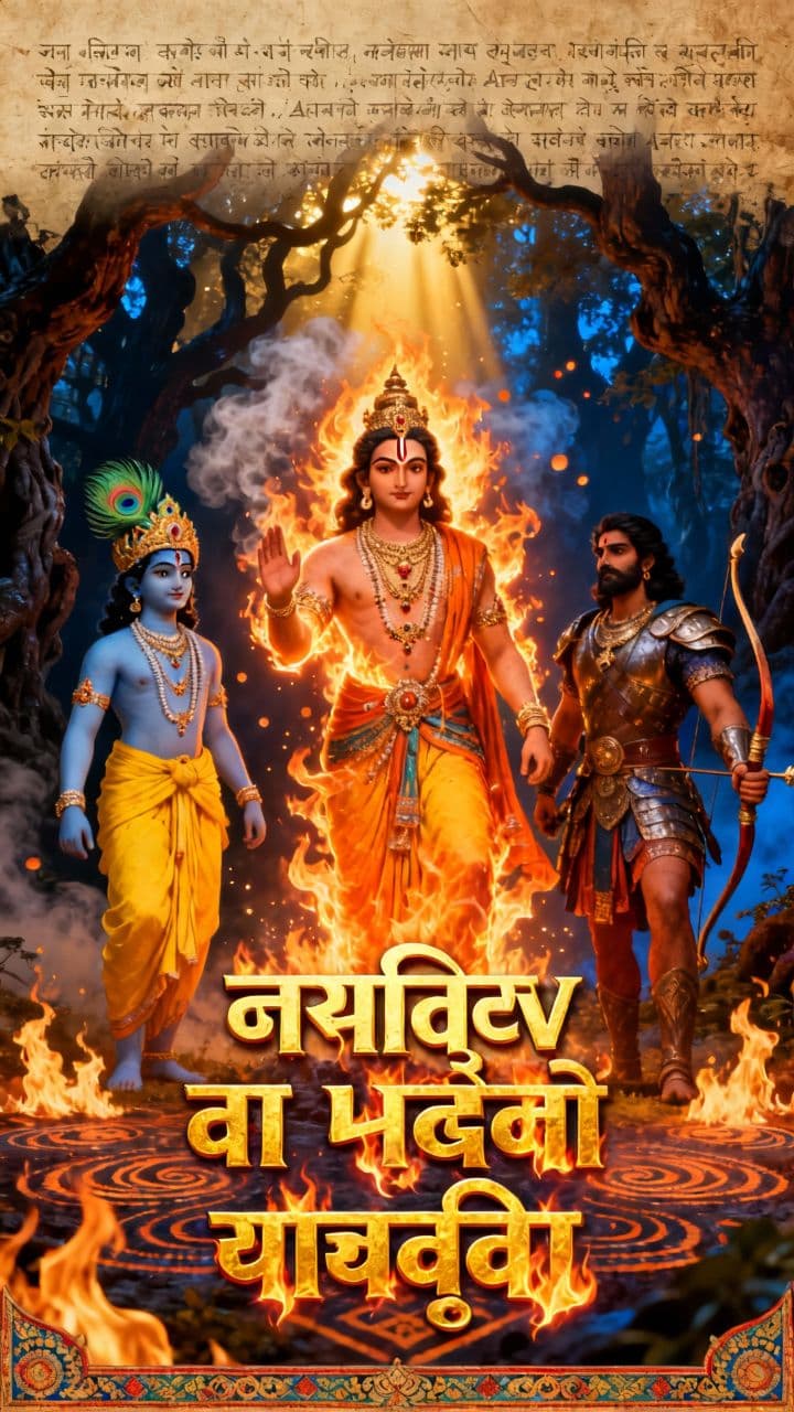 अग्निदेव का खंडव वन निवेदन