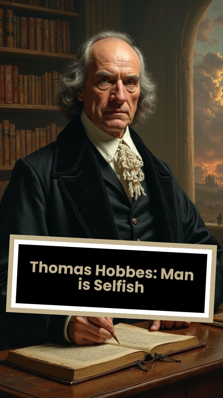 Thomas Hobbes: Man is Selfish