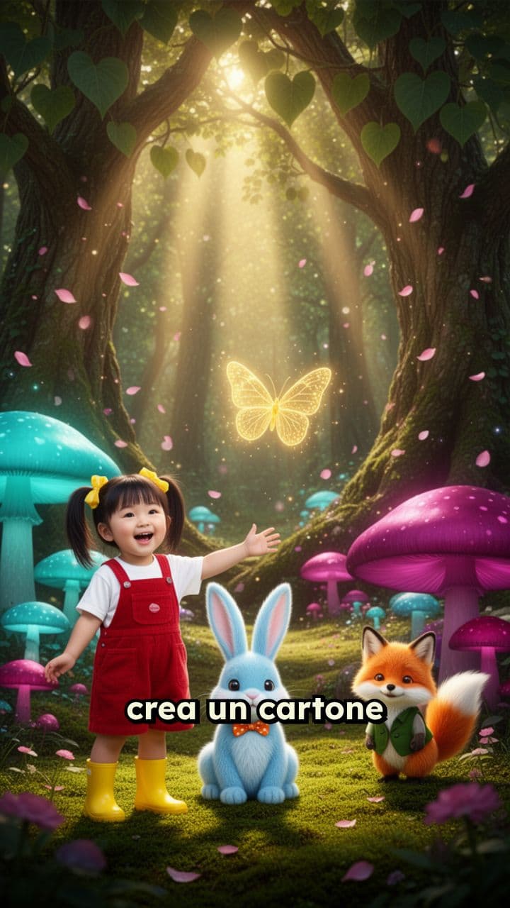 Crea un cartone per bambini