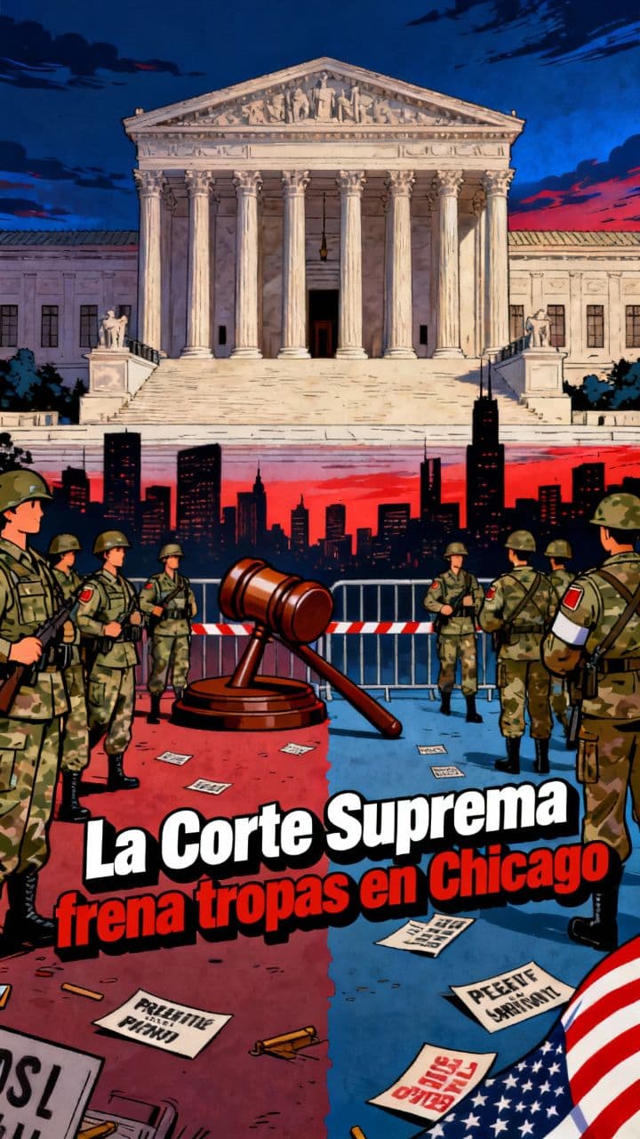 La Corte Suprema frena tropas en Chicago