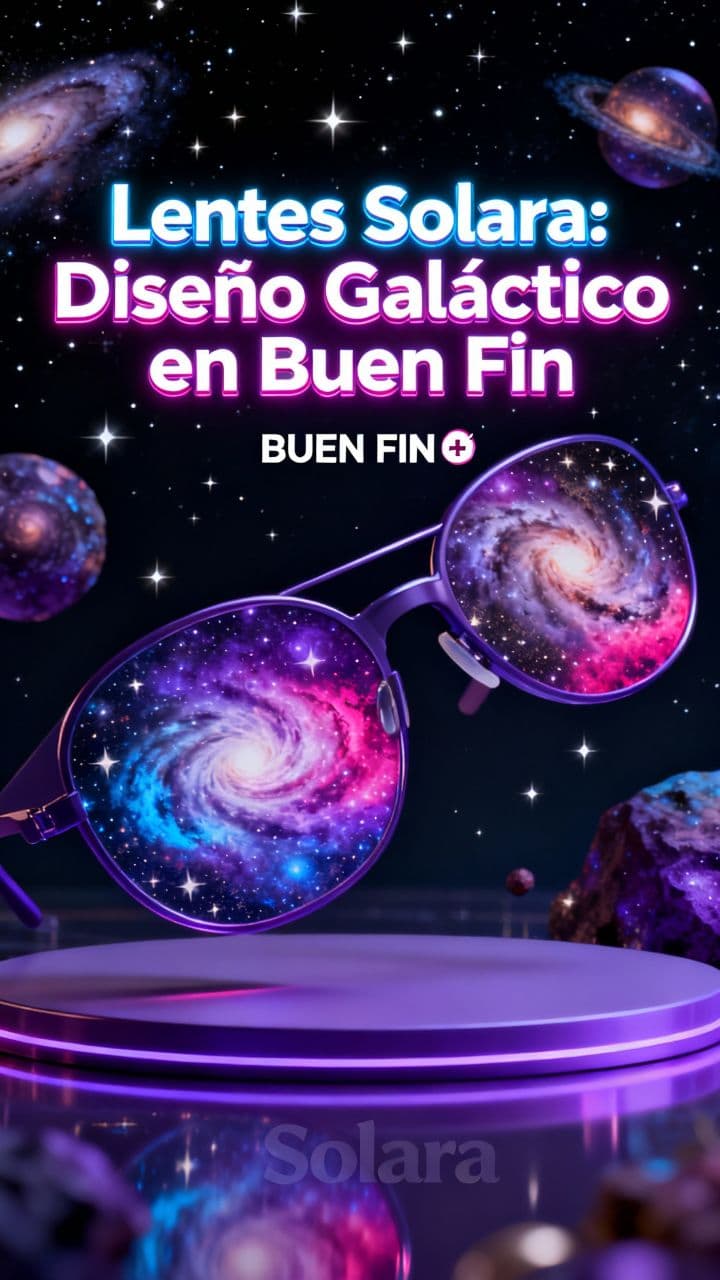 Lentes Solara: Diseño Galáctico en Buen Fin
