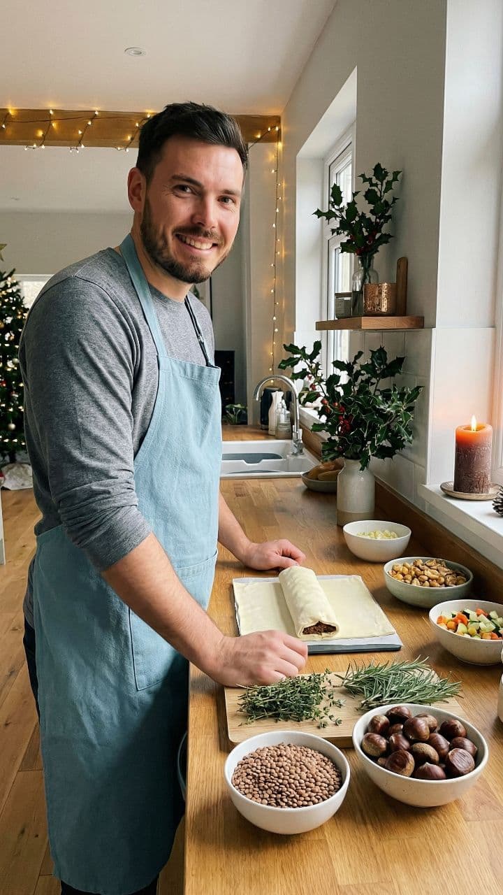 Vegan Chestnut-Lentil Wellington Recipe