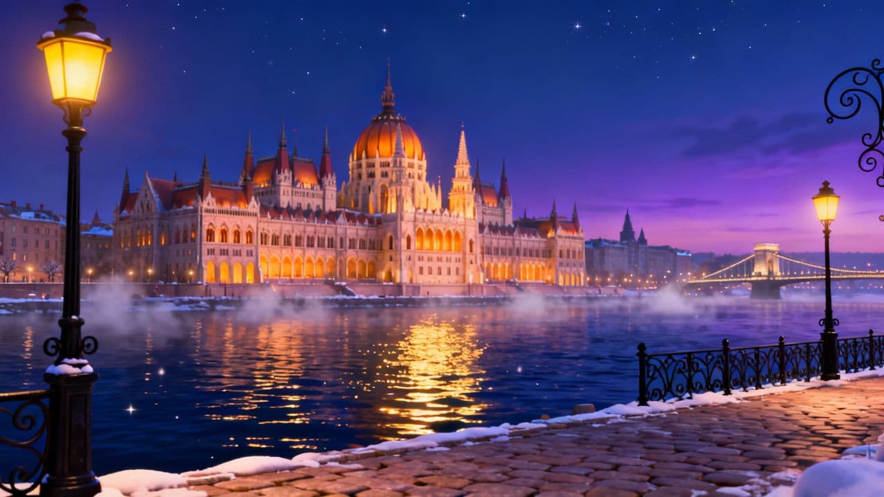 #7869 Budapest Evening Glow