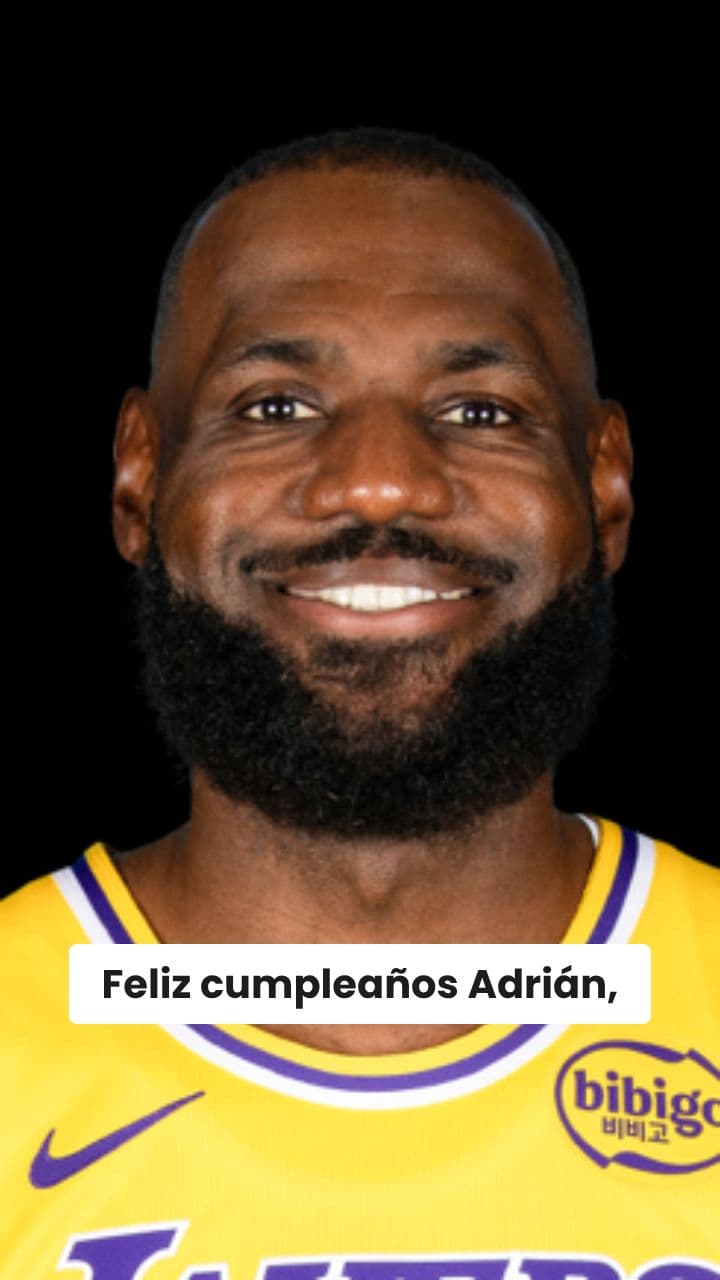 Mensaje de Cumpleaños para Adrián