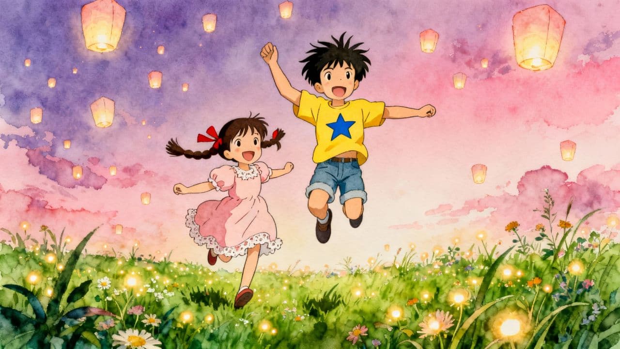 별빛 아래 행복한 밤