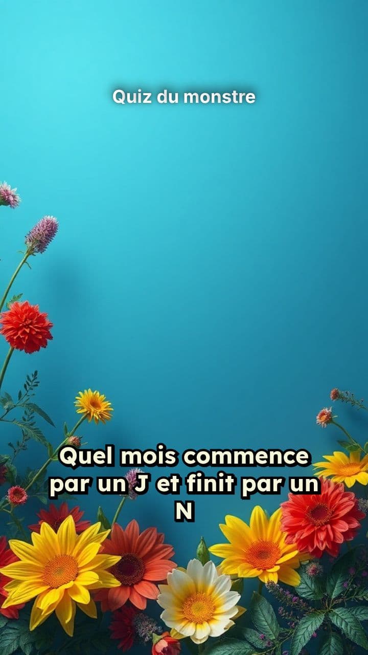 Quiz du monstre