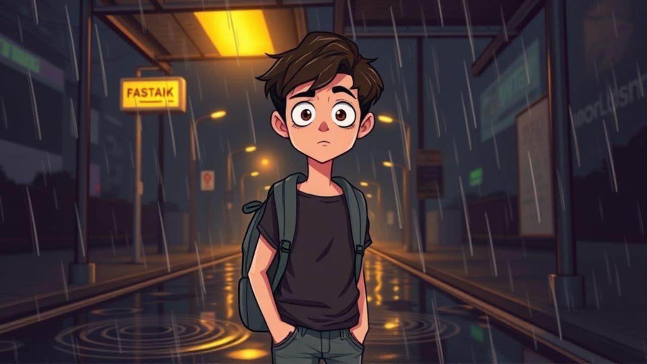 बारिश की रात का साया