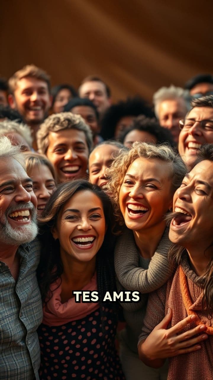 Les personnages de TES AMIS