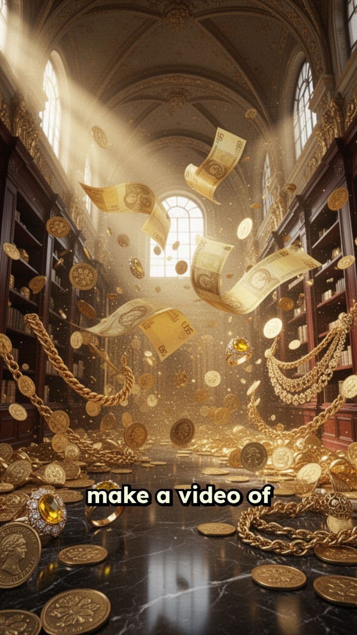 Golden Money Flowing Everywhere Video