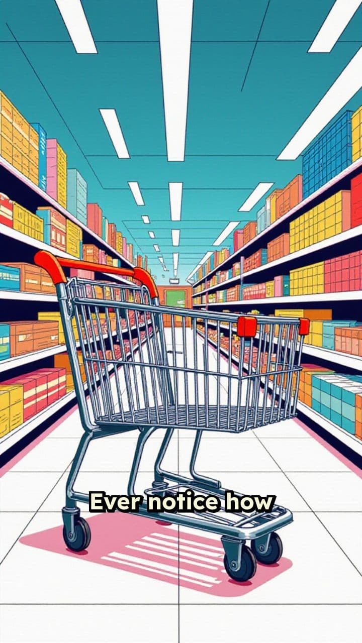 The Psychology of Bigger Shopping Carts