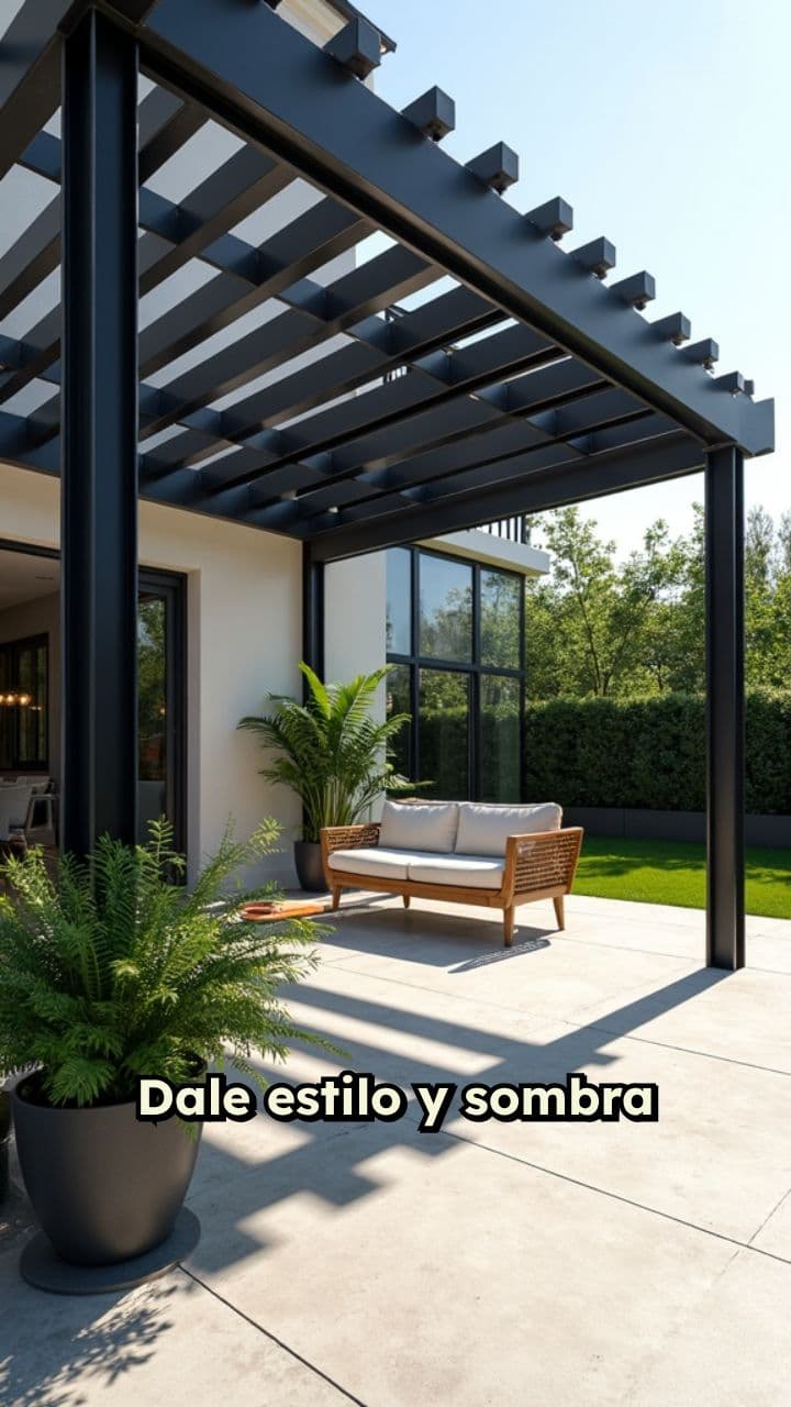 Pérgolas metálicas a medida para exteriores