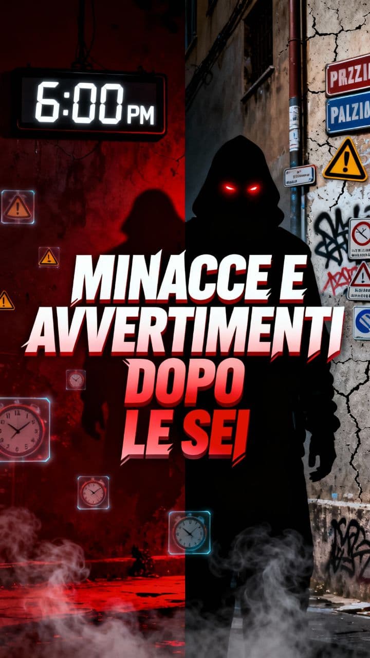 Minacce e avvertimenti dopo le sei