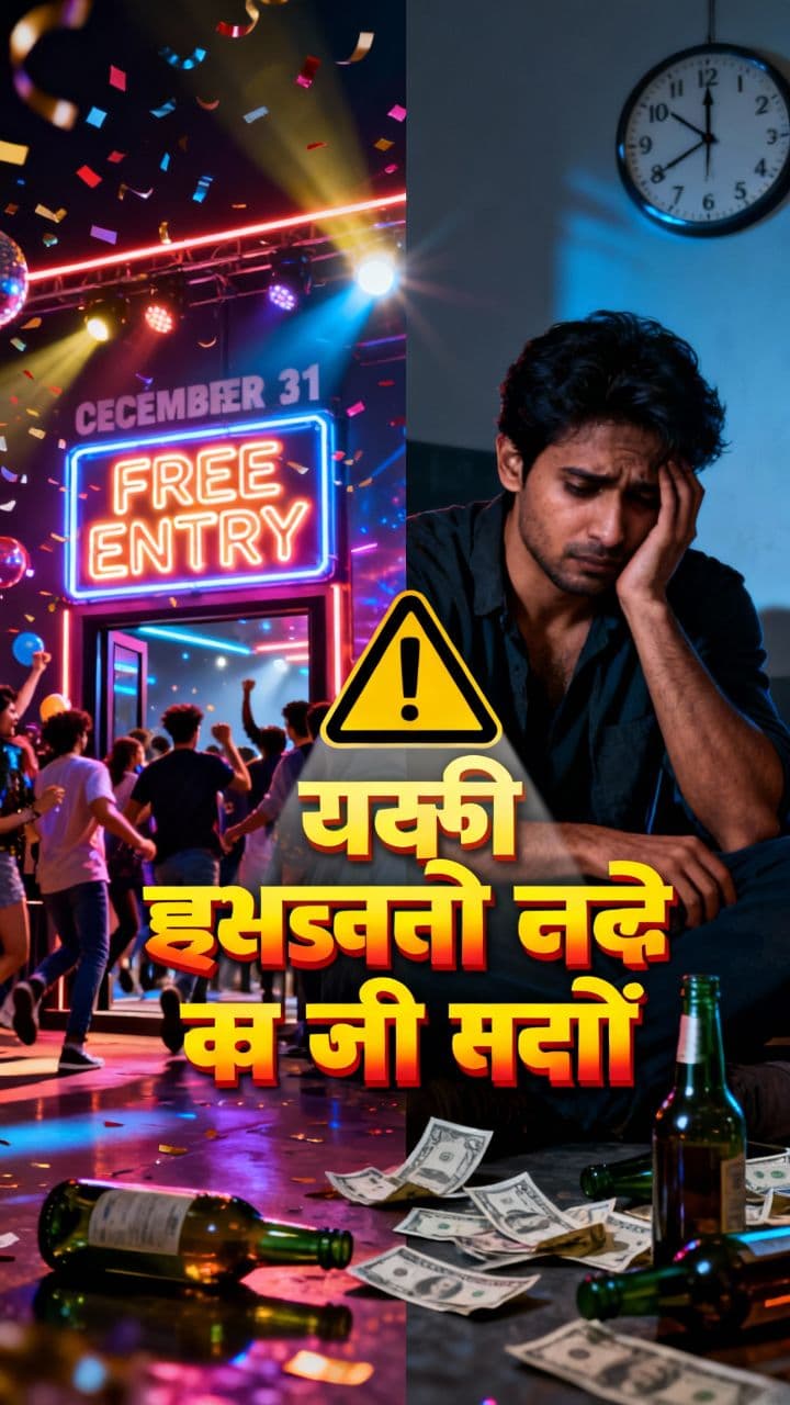 फ्री एंट्री की नई साल की गलती
