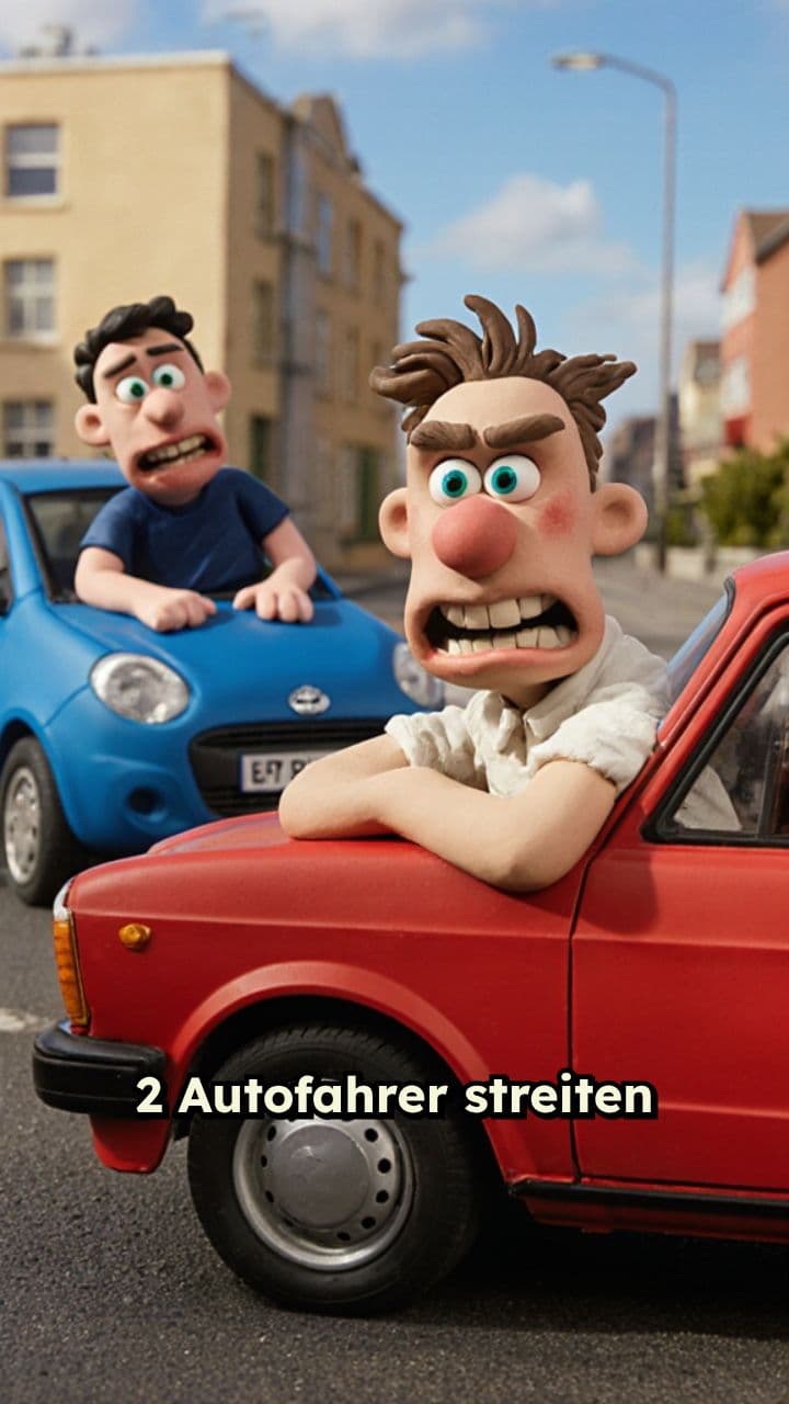 Motoradfahrer löst Autofahrer-Streit