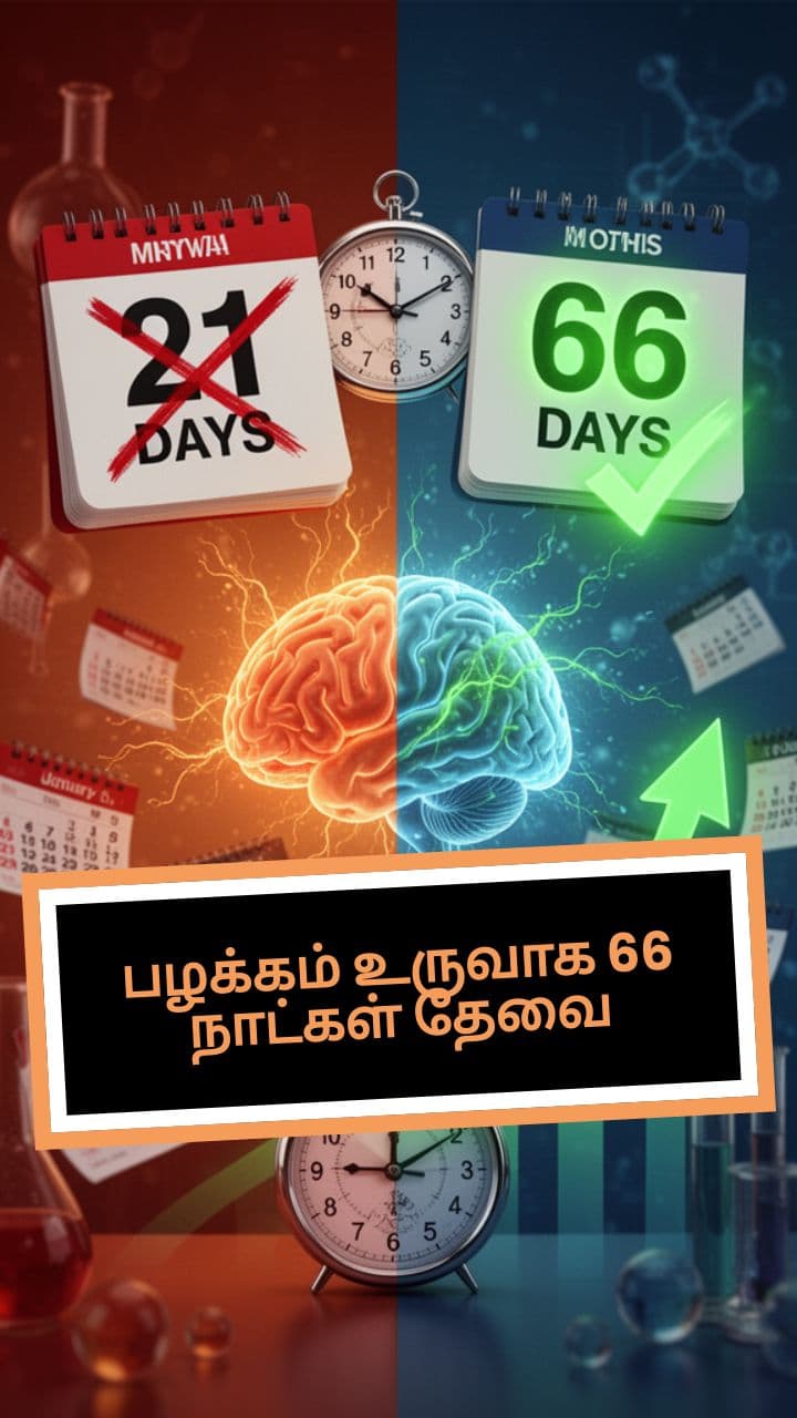 பழக்கம் உருவாக 66 நாட்கள் தேவை