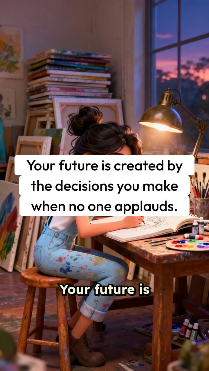 Motivational Video: Decisions When No One Applauds