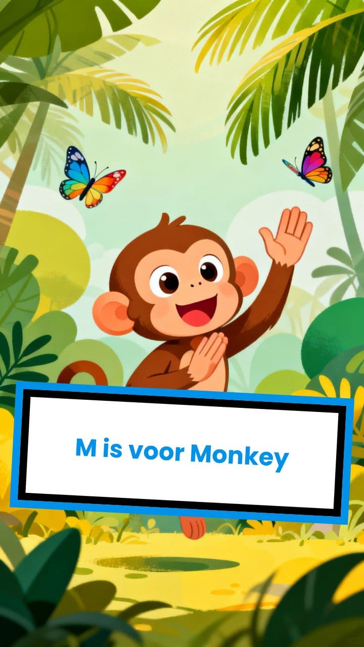 M is voor Monkey