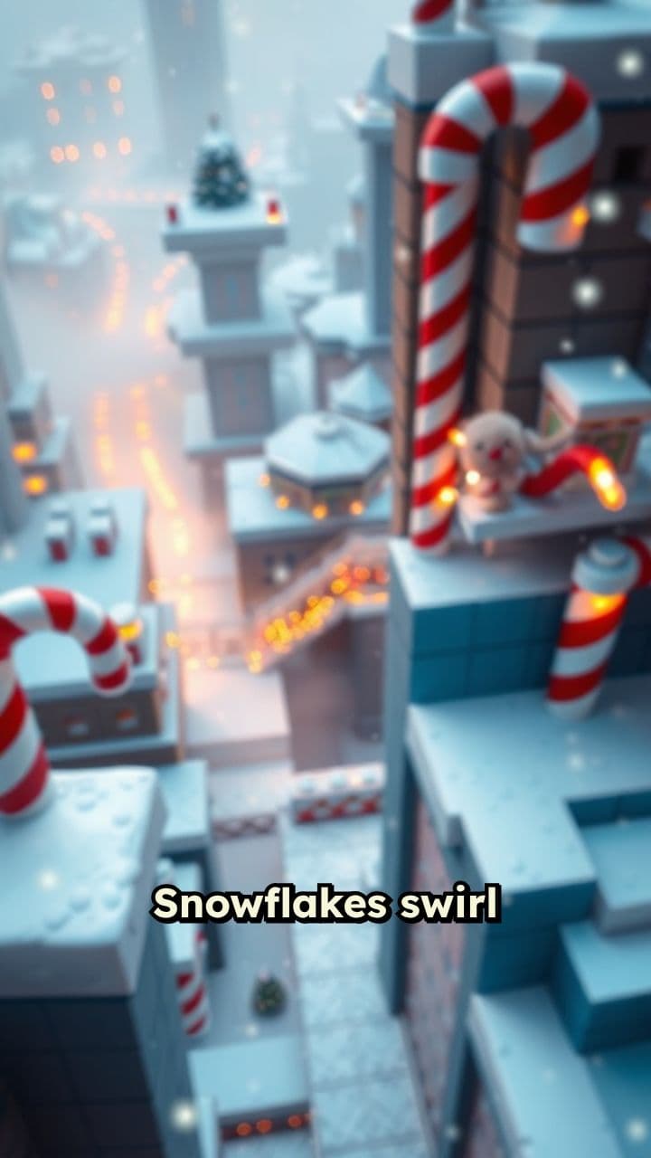 Festive Winter Parkour Adventure