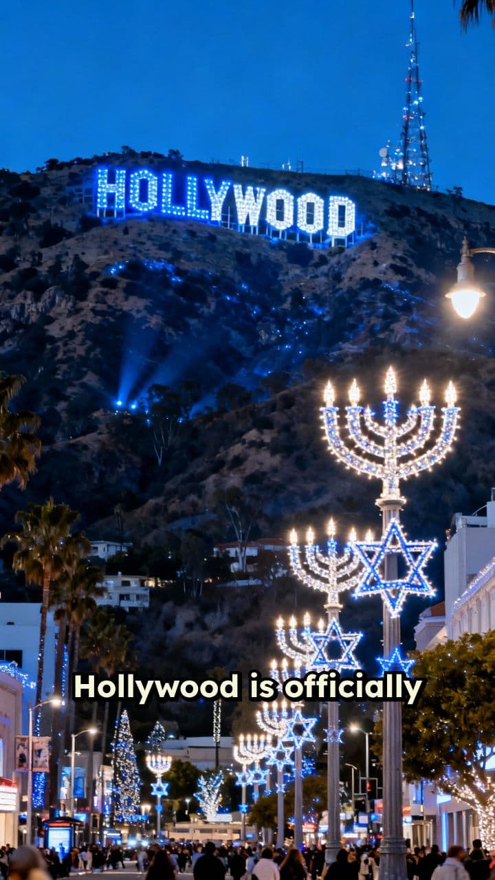 Hollywood Celebrates Hanukkah in Style