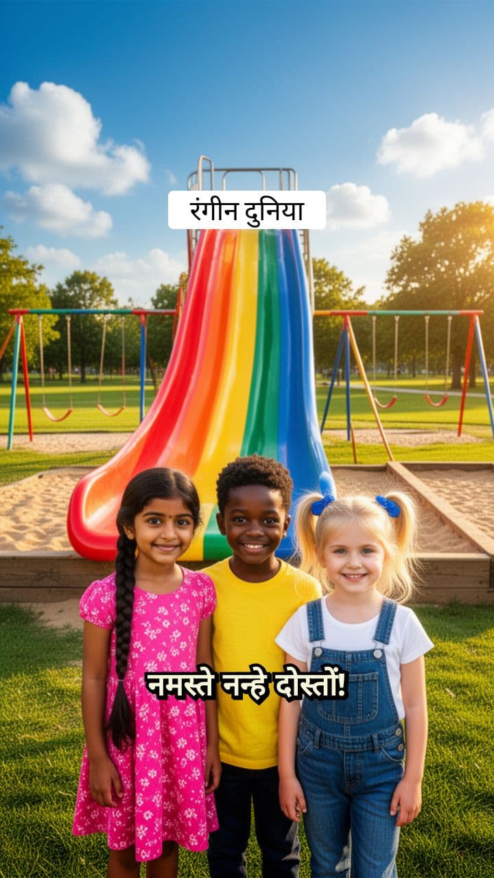 रंगीन दुनिया और प्यारे दोस्त