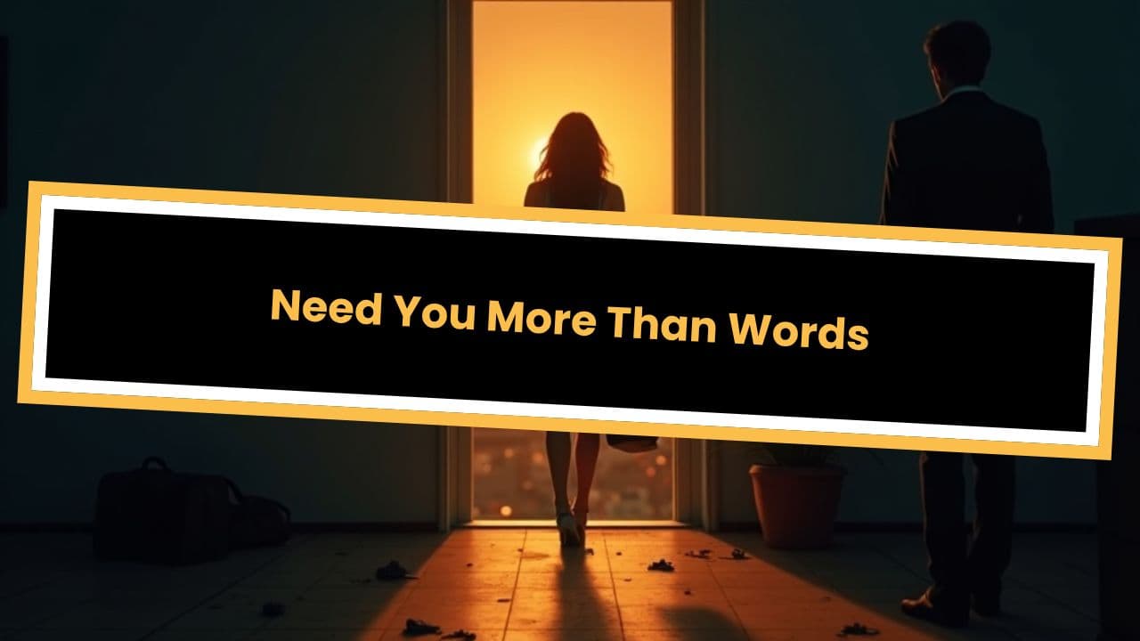 Need You More Than Words