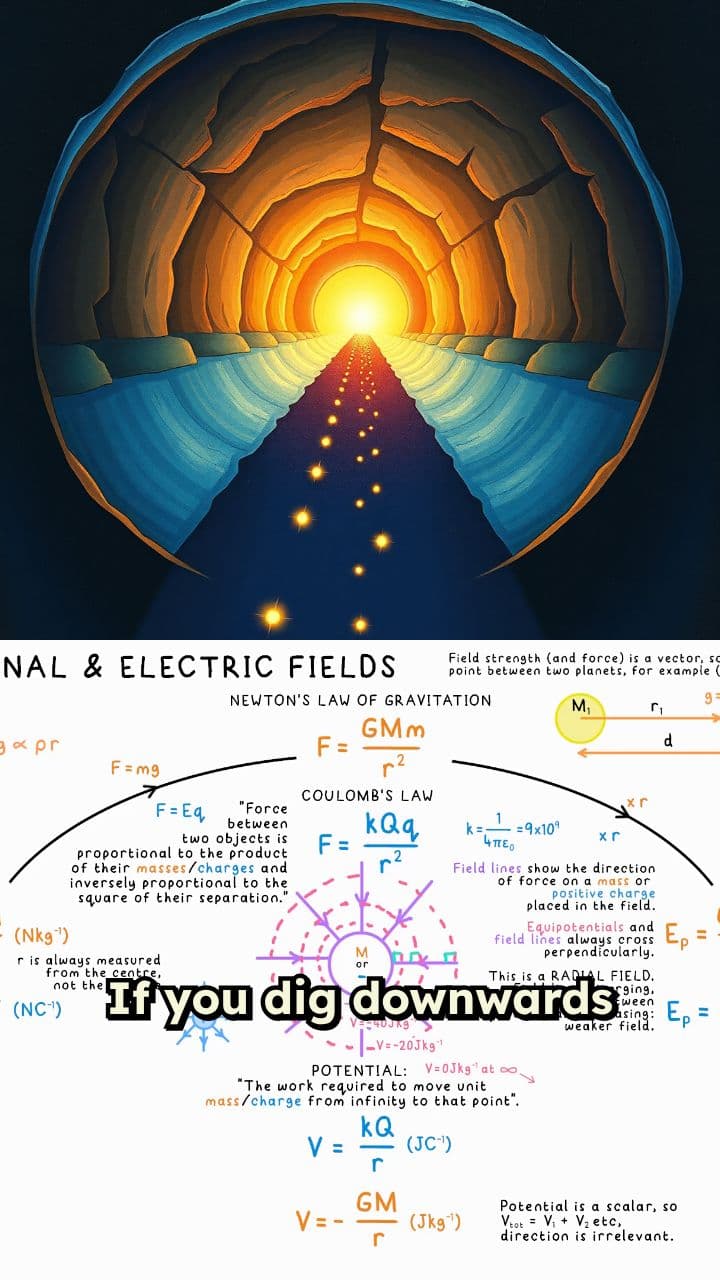 Why You'd Be Weightless at the Center of the Earth