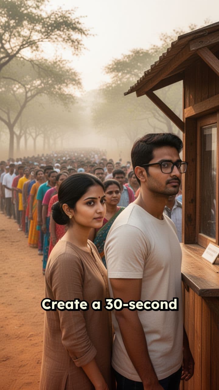 Incident in Gir Sanctuary Ticket Line