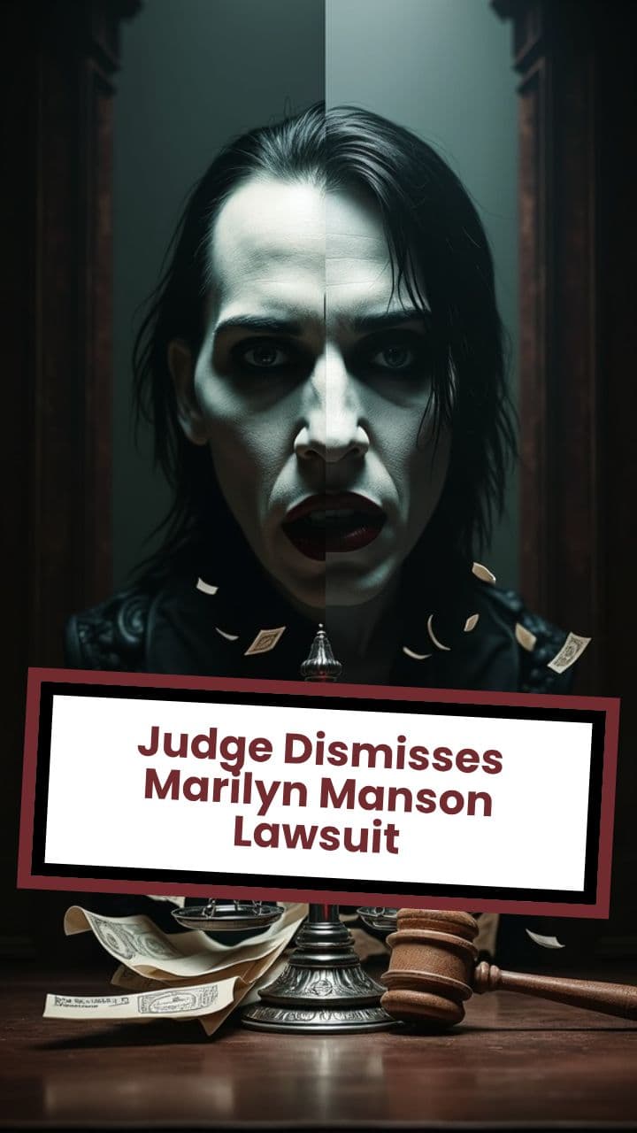 Marilyn Manson Cleared as Judge Throws Out Former Assistant’s Lawsuit