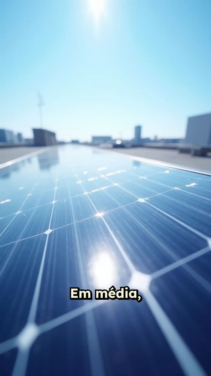 Eficiência dos painéis solares ao longo dos anos