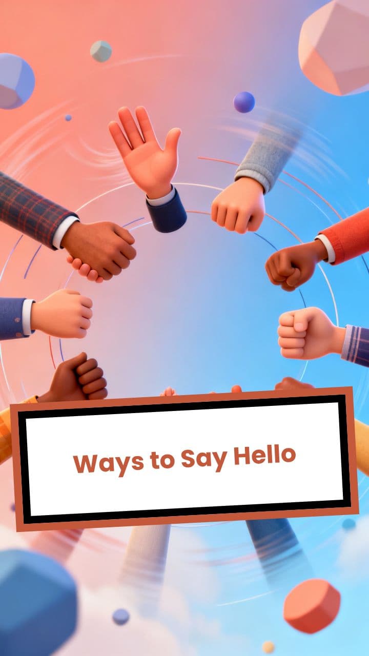 Ways to Say Hello