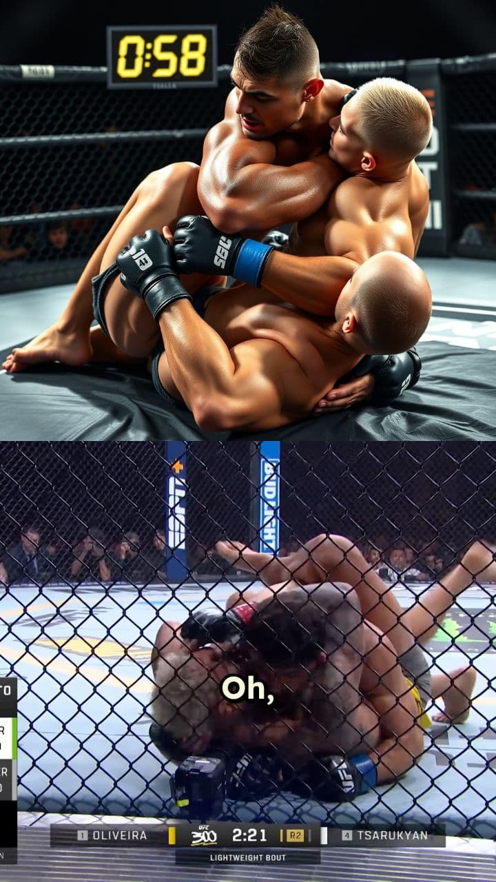 Down to the Wire! Oliveira's Last-Second Submission Attempt
