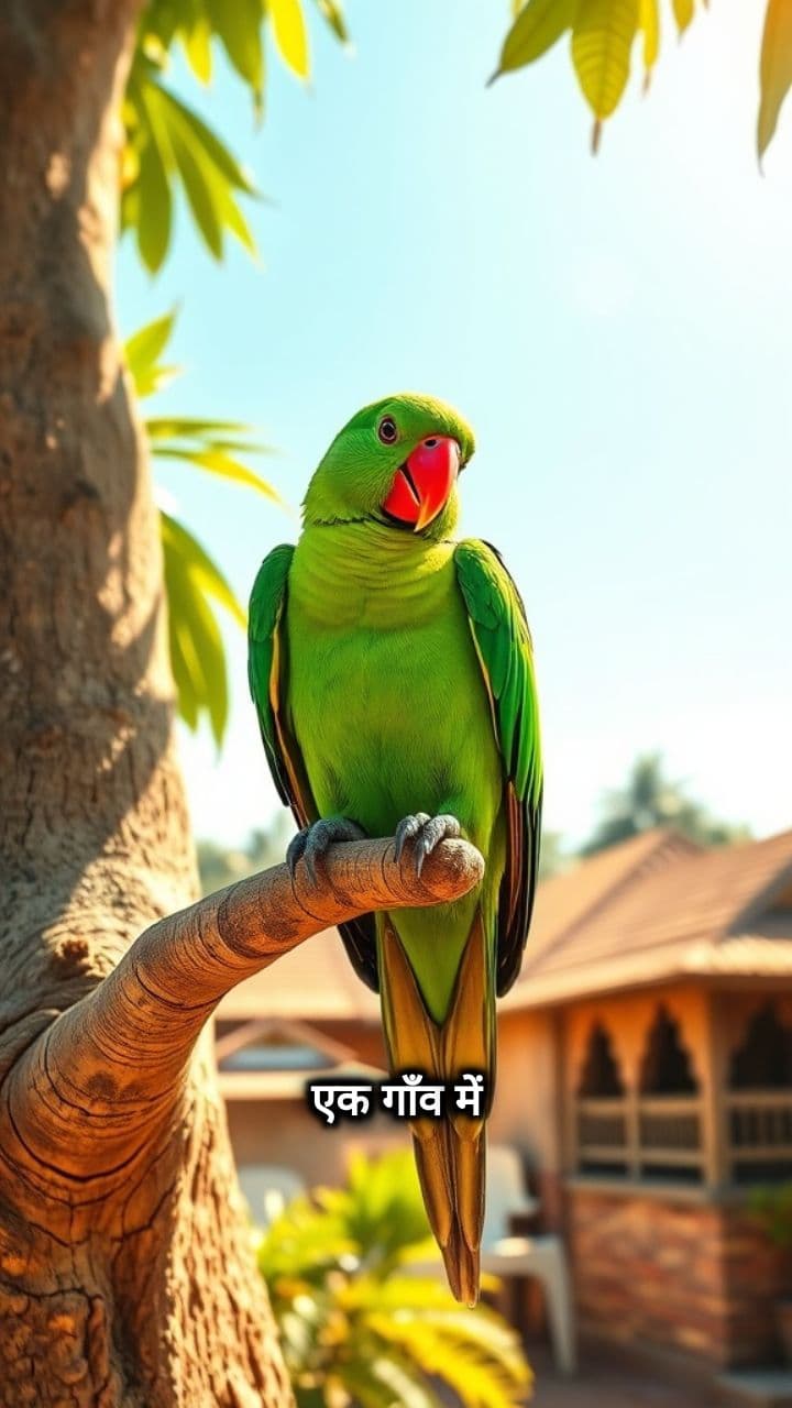 बुद्धिमान तोता की कहानी