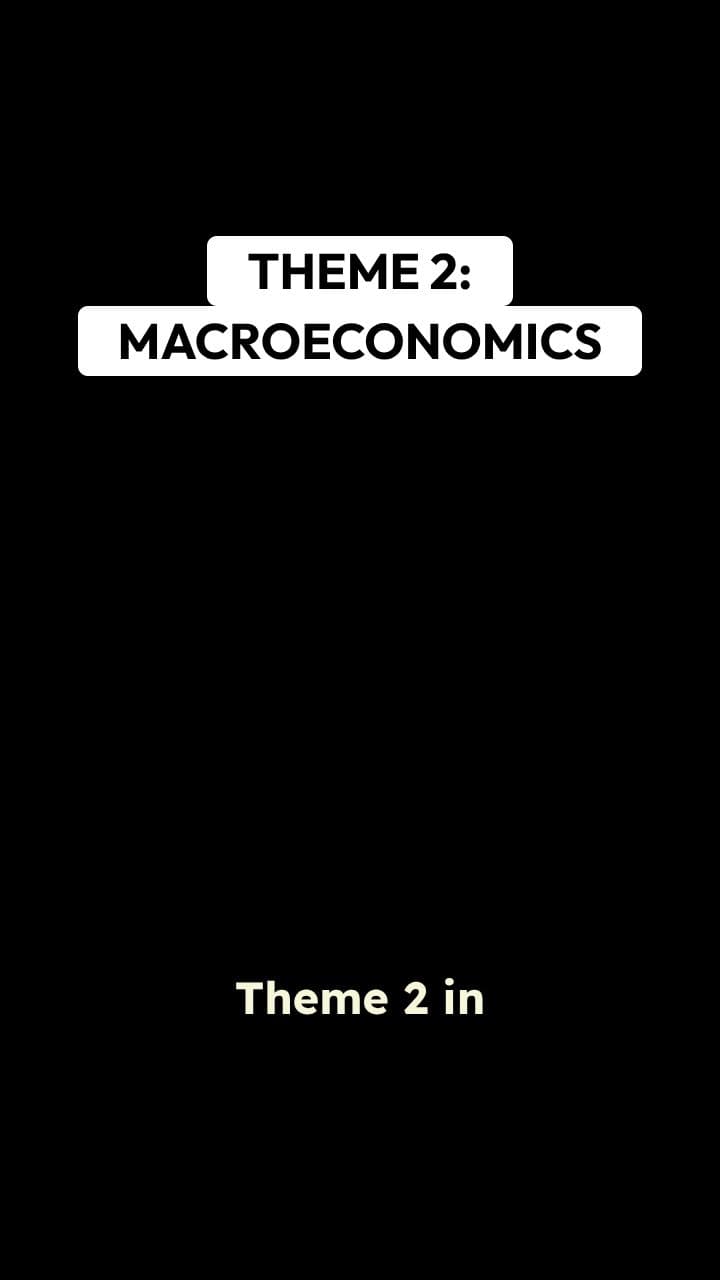Edexcel Economics Theme 2 Mastery