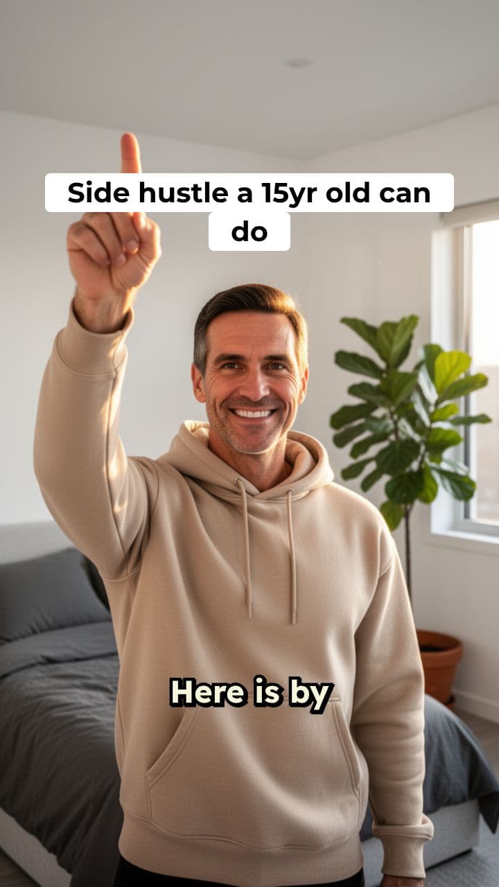 An easy side hustle that even a 15 year old can do