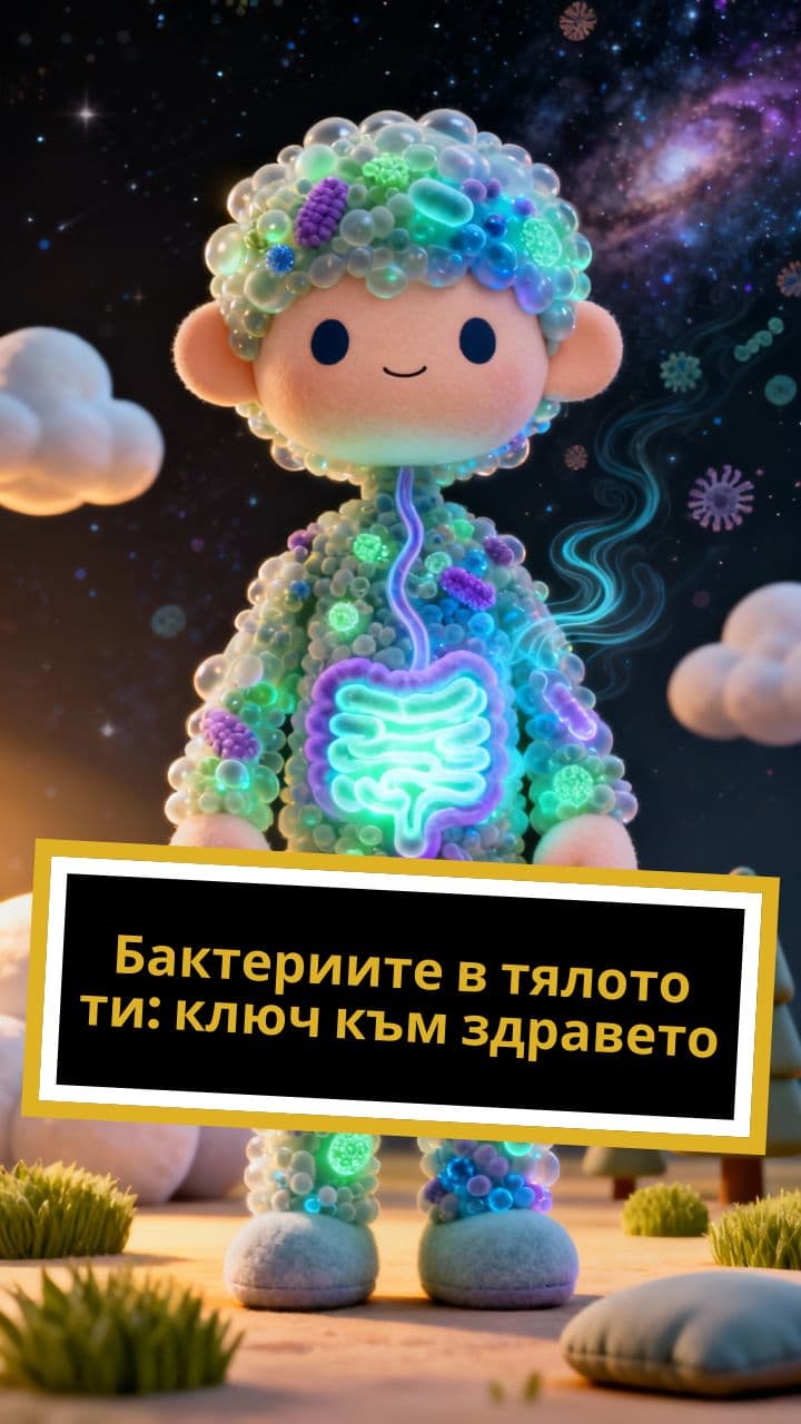 Бактериите в тялото ти: ключ към здравето
