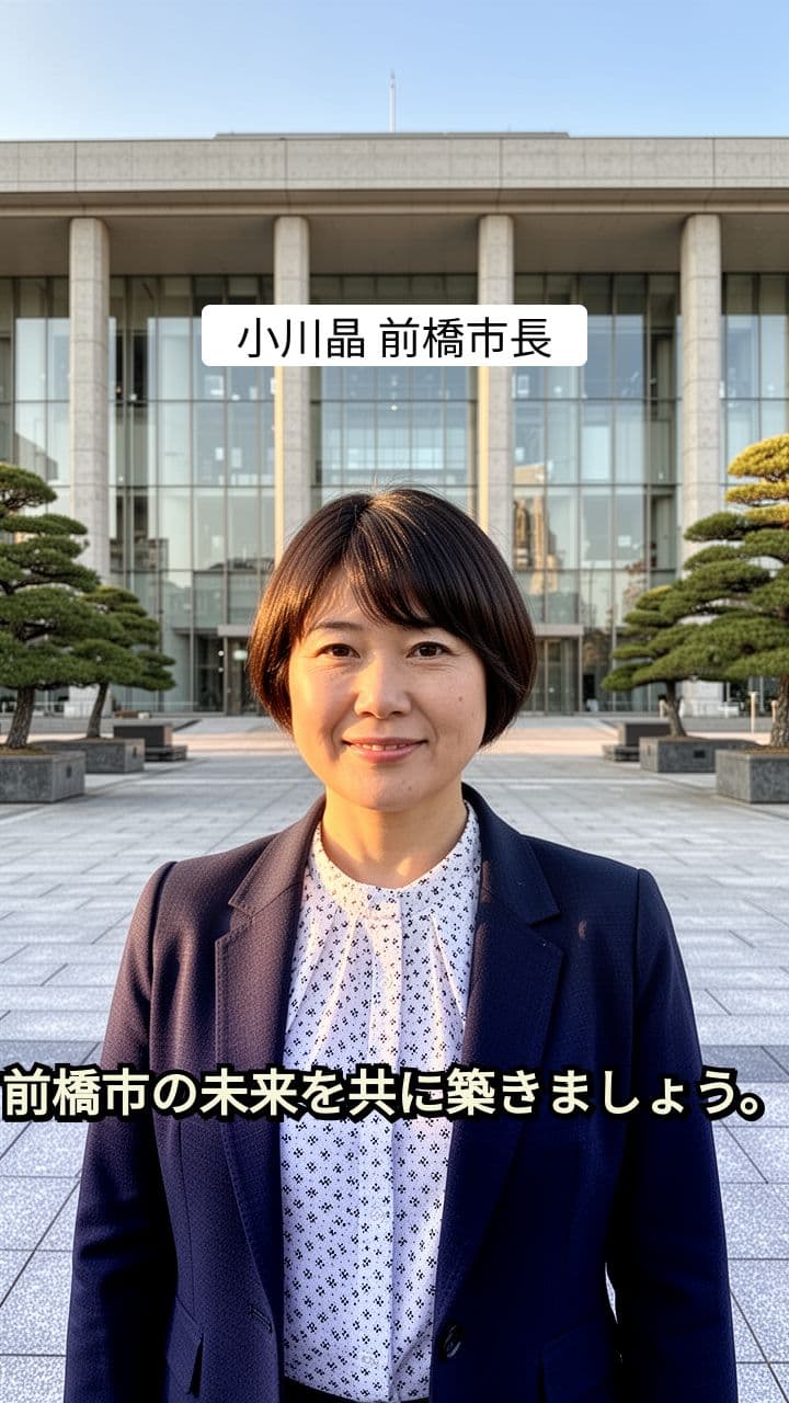 前橋市の未来へ - 小川晶市長